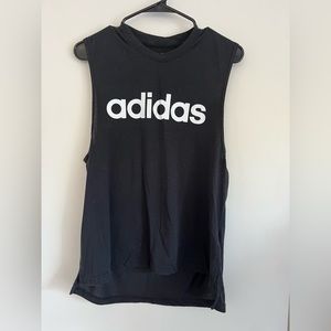 Adidas Black Muscle Tank
